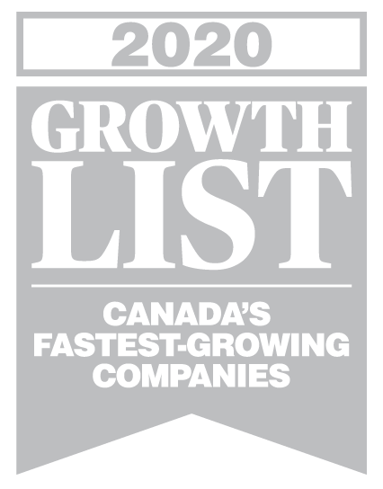 2020 growth list of Canada's fastest-growing companies logo.